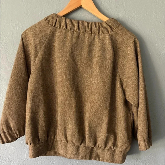 Attention | cropped | bow | tie | button | jacket | M - Picture 5 of 14